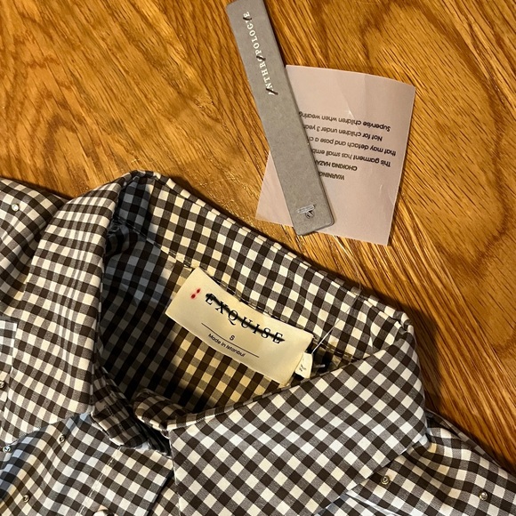 Anthropologie x Exquise The Tobie Studded Shirt Dress NWT - Picture 8 of 16